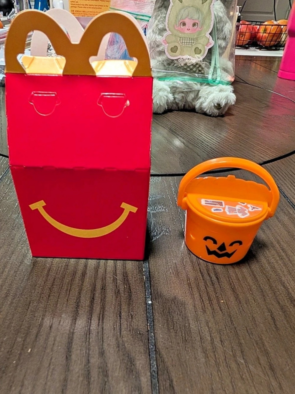 McDonald's Halloween Boo Bucket Red & Orange